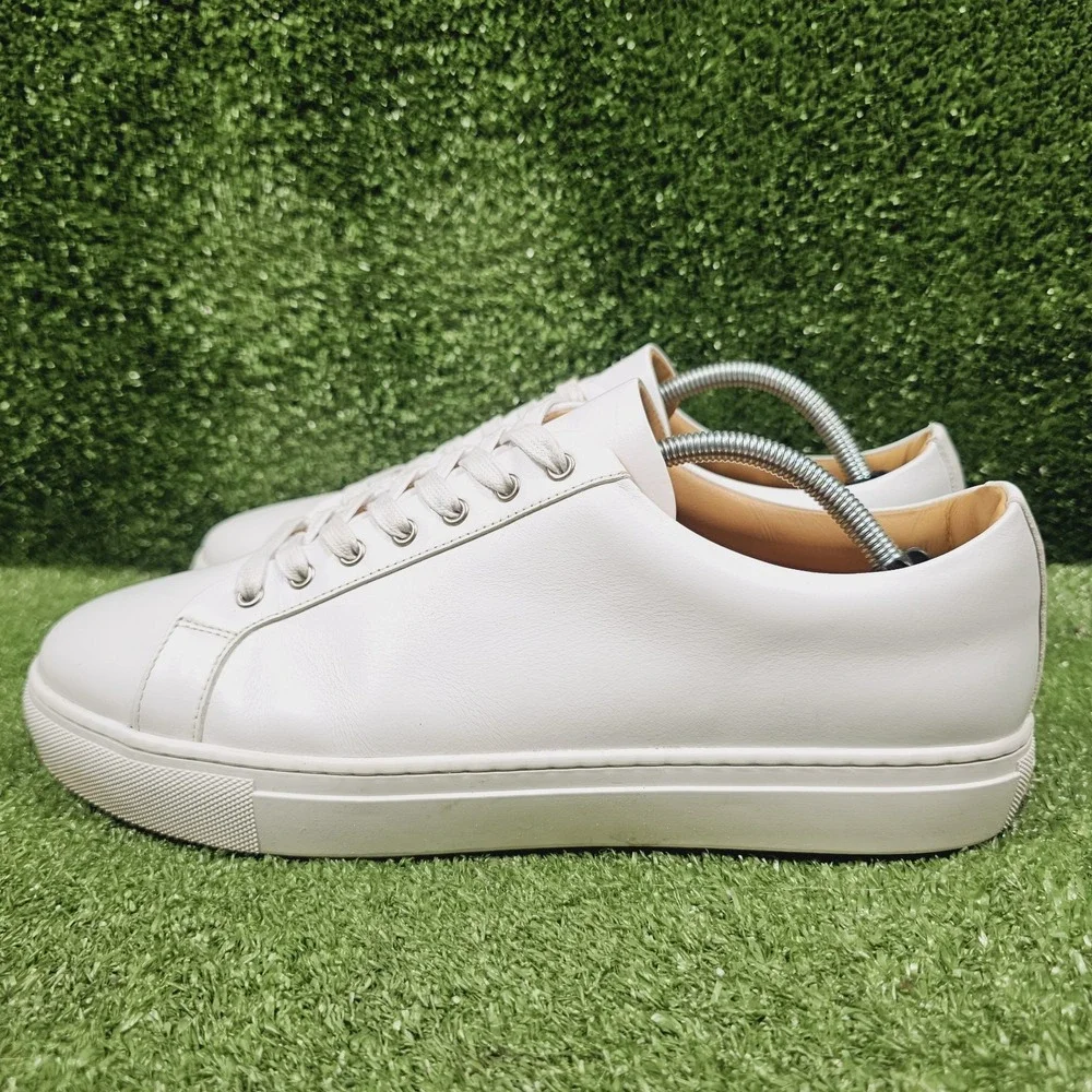 Thursday Boot Co Everyday Premier Low Triple White Leather Sneakers Mens Size 11